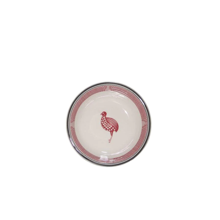 Fruit Bowl - Mimbreño Maroon & White | Mimbreño