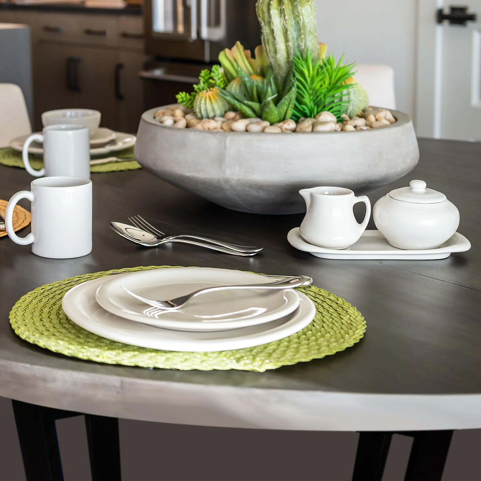 Dinnerware Set - 4 piece - White | American Bistro